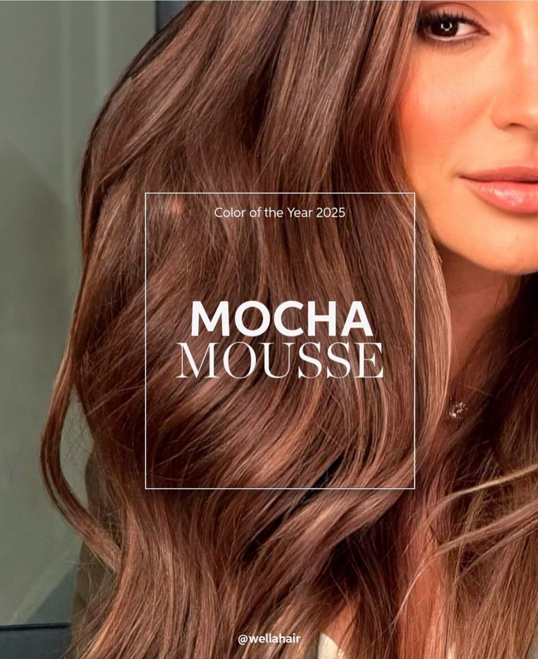 Chevelure mi-longue aux reflets Mocha Mousse - Tendance 2025 Studio 9 Secondigny